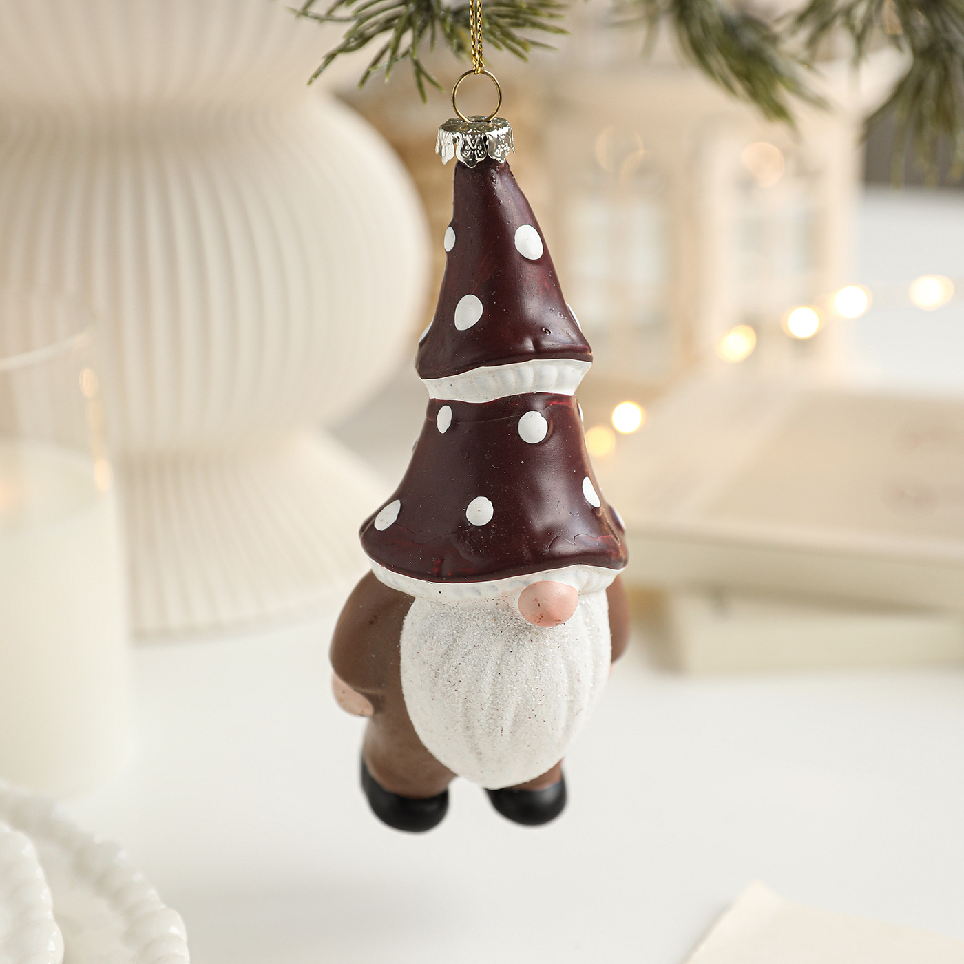 Nuevo plástico transfronterizo Papá Noel limpiador árbol de Navidad colgante decoración decorativa decoración de mesa decoración de vacaciones