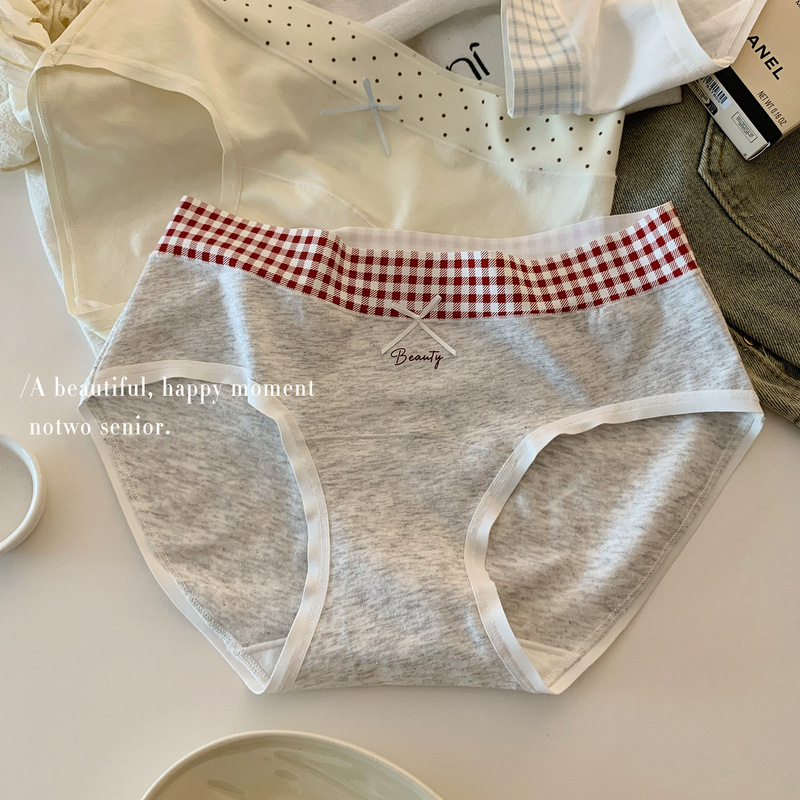 10A Extended Crotch Pure Cotton Women's Mid-Waist Sports Antibacterial Seamless Breathable Young Girl Breathable Women's Briefs 10A Extended Crotch Pure Cotton Women's Mid-Waist Sports Antibacterial Seamless Breathable Young Girl Breathable Women's Briefs