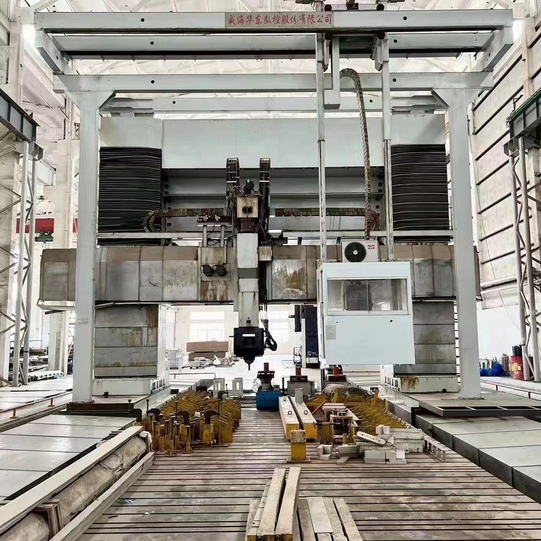 出售二手威海华东,数控动梁龙门移动镗铣XKW2850/4.5*260，导轨磨