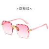 Trend glasses solar-powered, square sunglasses, internet celebrity, Aliexpress