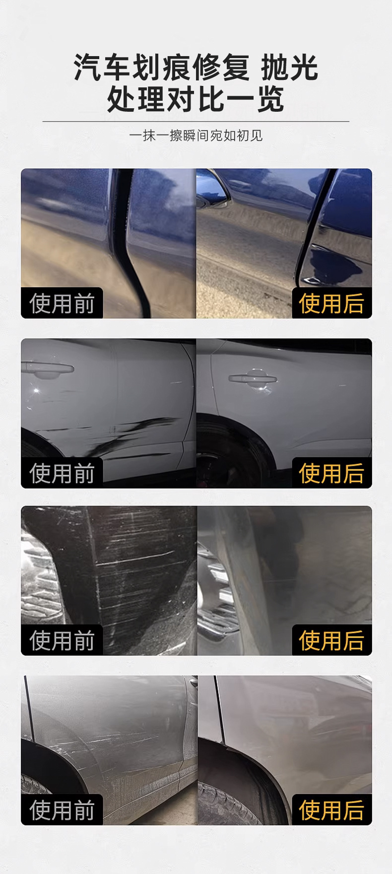 Car Polishing Wax, Scratch Wax, Car Paint Removal, Deep Repair Artifact, Coarse Wax, Beauty Wax, Fine Wax, Mirror Abrasive