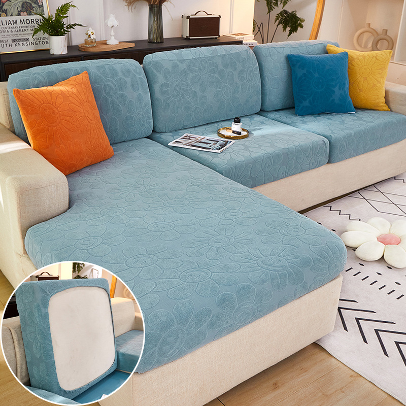 卡通弹力百搭通用沙发套坐垫套沙发笠沙发套罩全包四季盖巾沙发垫|ru
