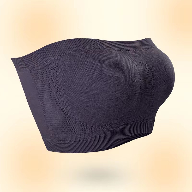 El Comercio exterior transfronterizo nuevo pecho envuelto sin tirantes de una palabra sin anillo de acero almohadilla interior desmontable pecho envuelto sin costuras de las mujeres europeas y americanas