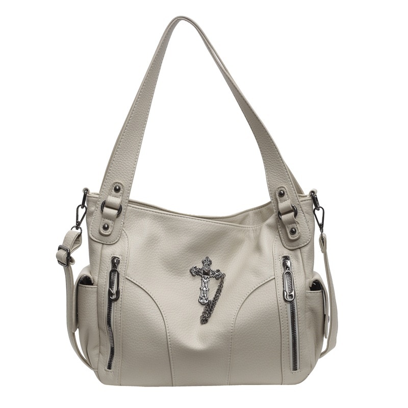 Bolso de mujer de comercio exterior transfronterizo, bolso de motocicleta, bolso cruzado europeo y americano, bolso de alta capacidad, bolso de mensajero de hombro casual retro