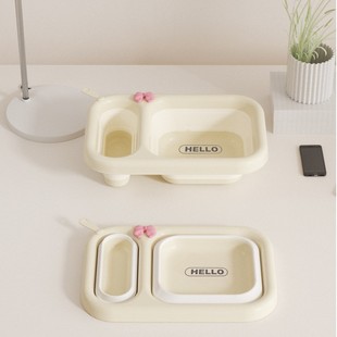 Children's Folding Washbasin Hanging Baby Basin Household Small Basin Distinguishing Use Portable Storage Foldable Small Washbasin