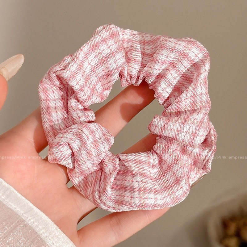 2026 nuevo anillo de cabello grueso de cola de caballo collar de cabello collar de cabello collar de cabello gran bolas de cabello correa de leather towel de cabello