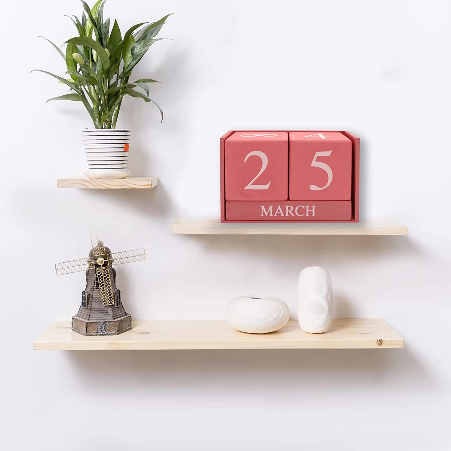 木质创意简约小台历文艺清新日期桌面装饰摆件礼物礼品环保材