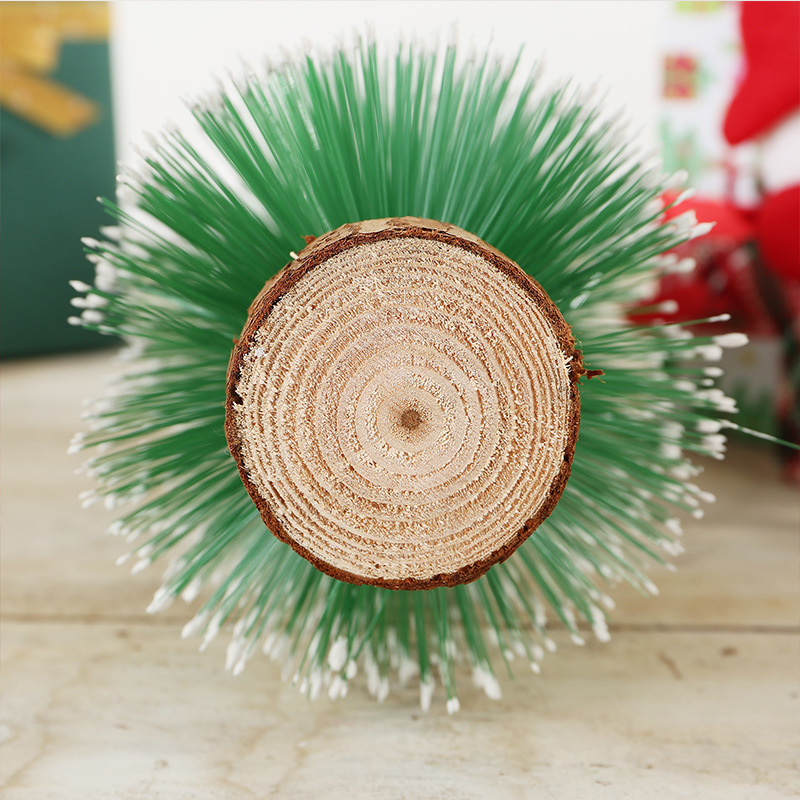 Pin de Navidad mini árbol decoración de escritorio decoración de escena decoración pequeña simulación doméstica para niños estilo nórdico