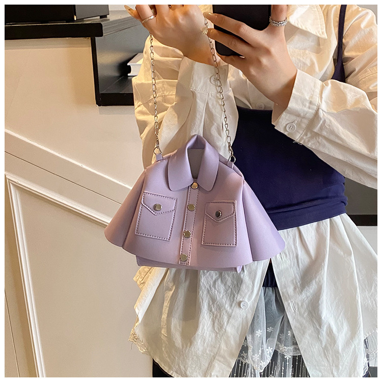 Women's Pu Leather Clothes Streetwear Square Magnetic Buckle Shoulder Bag display picture 1