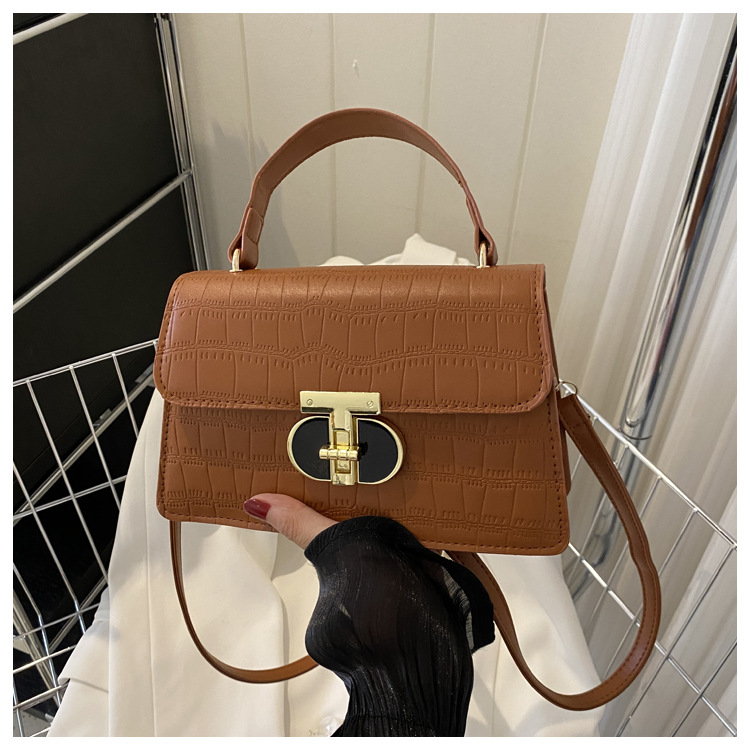 Bolso de moda coreano 2023 verano nuevo bolso de mujer personalidad cocodrilo bolso de hombro simple retro bolso de mochila