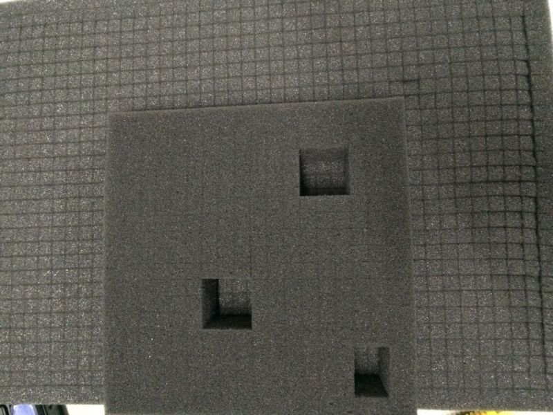 厂家供应黑色小方格海绵/手撕海绵小方格礼品盒海绵