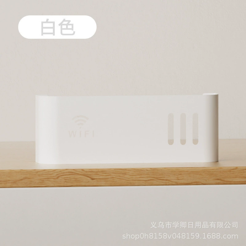 Router storage box, rack, bracket, set-top box, computer wifi socket, wall-mounted wire arrangement