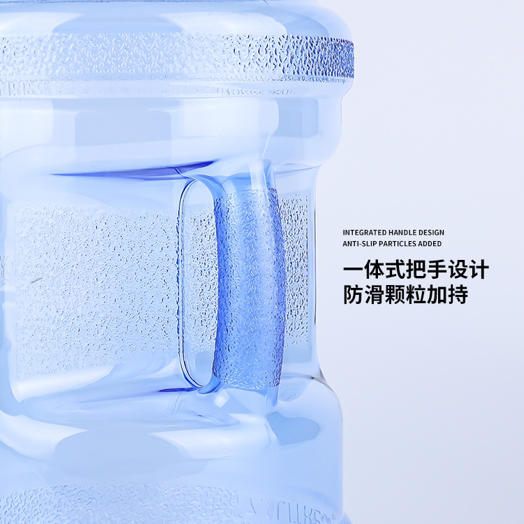 PC espesado barril de agua pura barril de agua mineral doméstico de grado alimenticio portátil barril de agua potable cubierta de almacenamiento de agua