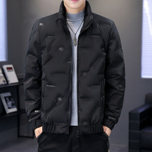 羽绒服男冬季短款立领时尚潮牌男装轻薄保暖潮流百搭男士休闲外套