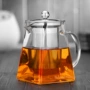 功夫耐高温方形可加热泡茶壶