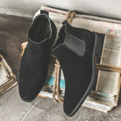 2021切爾西靴男士冬季高幫加絨馬丁靴男靴韓版百搭短靴子 S18