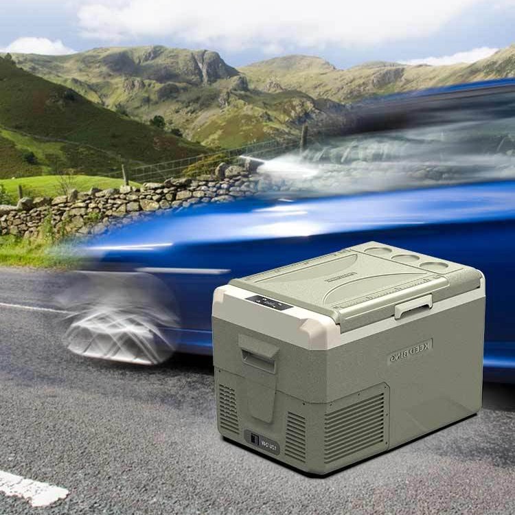 Keyide バッグアイス 12V24V220V 冷蔵冷凍屋外車家庭用デュアル目的コンプレッサー冷却車冷蔵庫|undefined