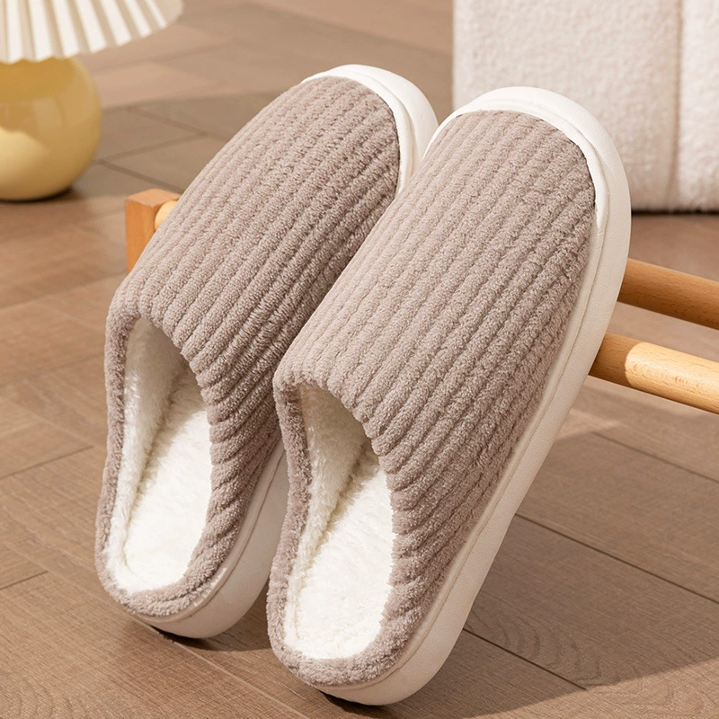 Домашние Slippers зимние нескользящие милые обувные платформы для любимых