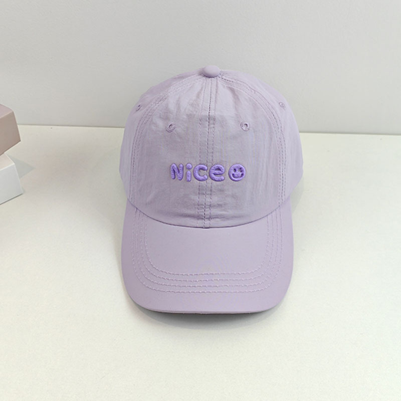 Sombreros infantiles primavera y verano color caramelo sombrero de sol de niñas letras bonitas sombrero de béisbol sombrero de boca de pato sombrero de sol de bebé