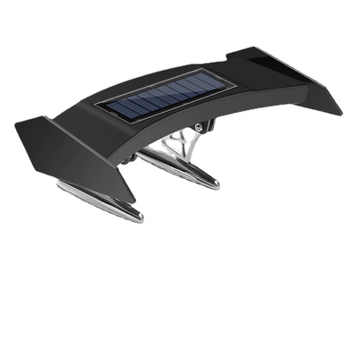 Solar Rear Wing Light Car: Fixed wind wing