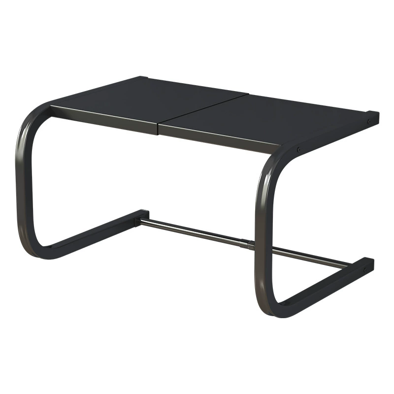 Microwave Shelf Rack, Desktop Adjustable Double-Layer, Thickened Metal, 55–60 cm Options
