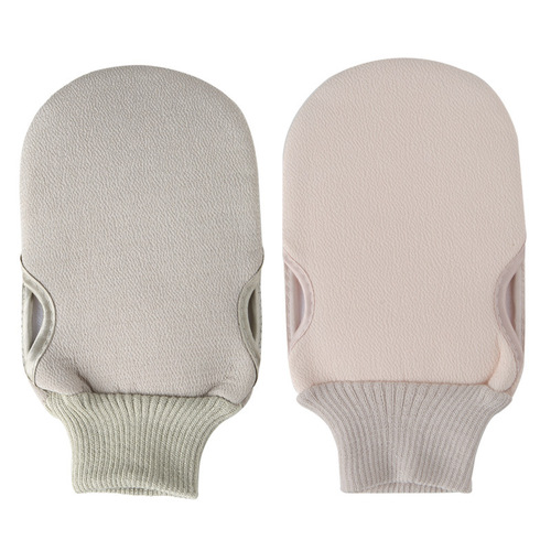 Bath towel for women and men, bath towel, back rub gloves, bath towel, gray gloves for adults and children, double-sided frosted household