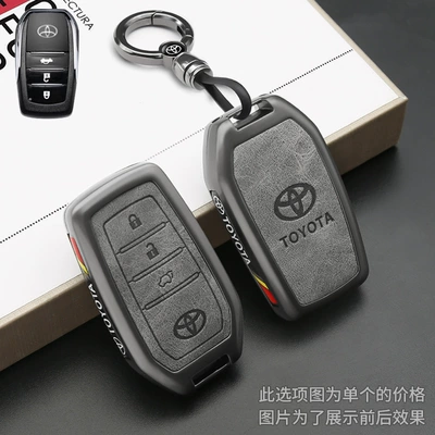 Car key bag Key Covers, Specifically for Camry - type-a-buckle-black-gray