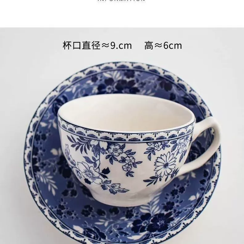 Blue and white coffee coffee pot, Great Britain, British style