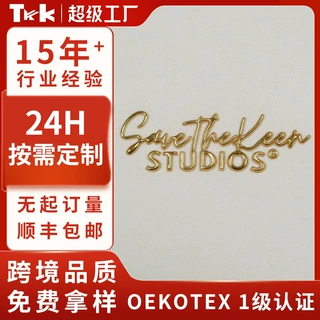 定制潮牌高周波烫画跨境热转印diy高频TPU电压标服装辅料烫标logo
