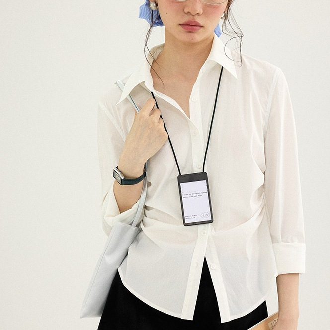 Trendy Preppy Retro Pleated Elegant Long-Sleeve Shirt for Women, Autumn Waist-Cinching Slimming Top, Korean Style Trendy Plaid