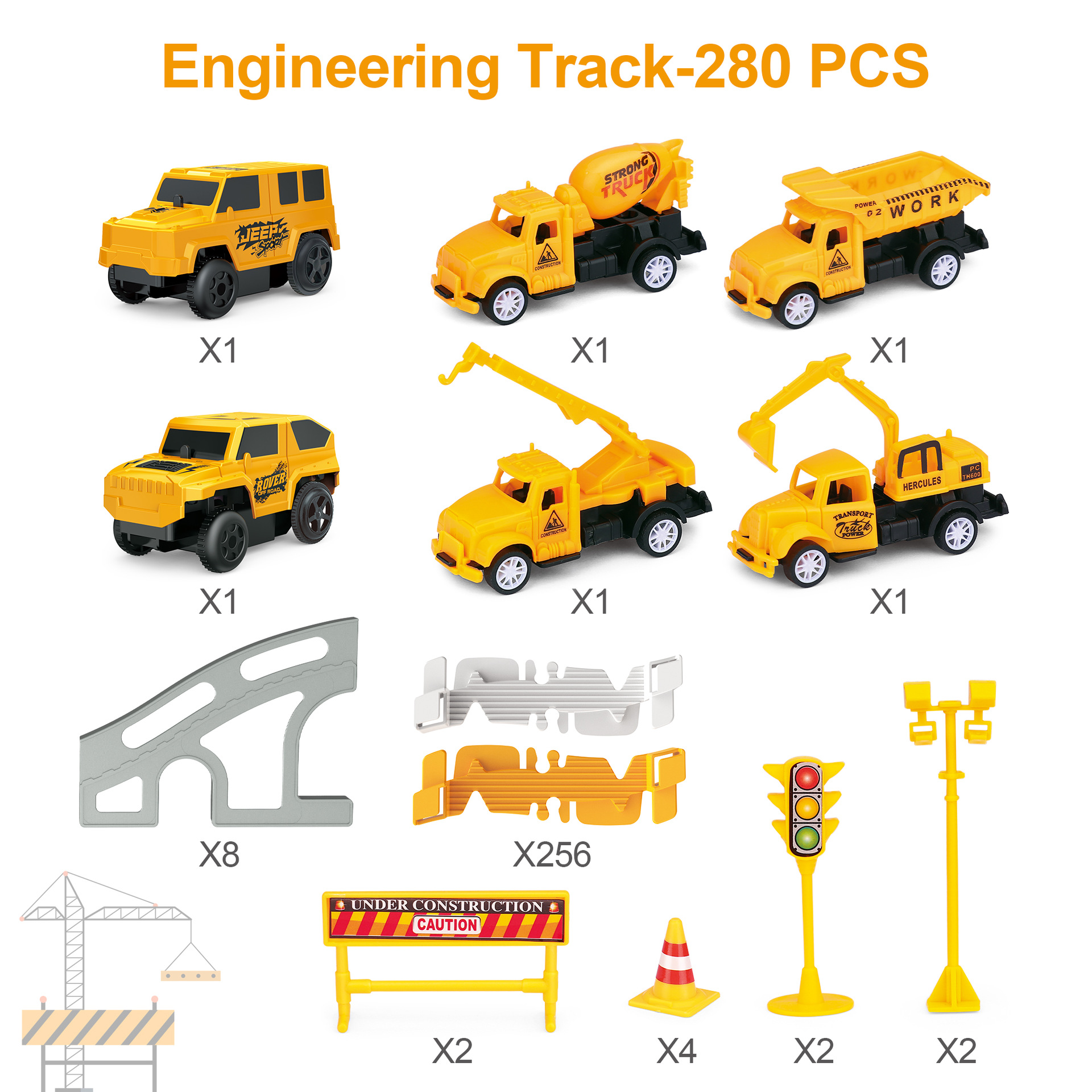 Venta caliente transfronteriza Diy bloques de construcción de empalme de variedad, vagones eléctricos, vehículos de ingeniería para niños, juguetes educativos para automóviles al por mayor