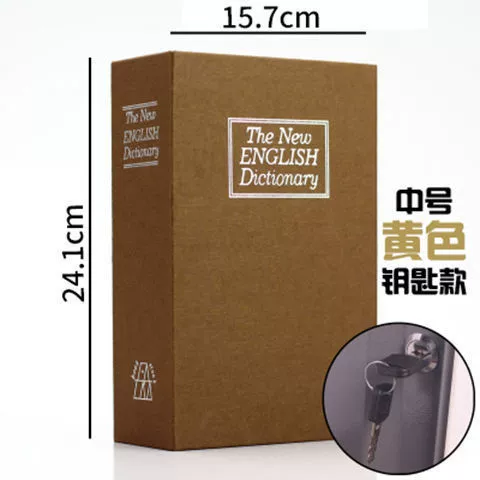 Book safe, piggy bank, wallet, storage box