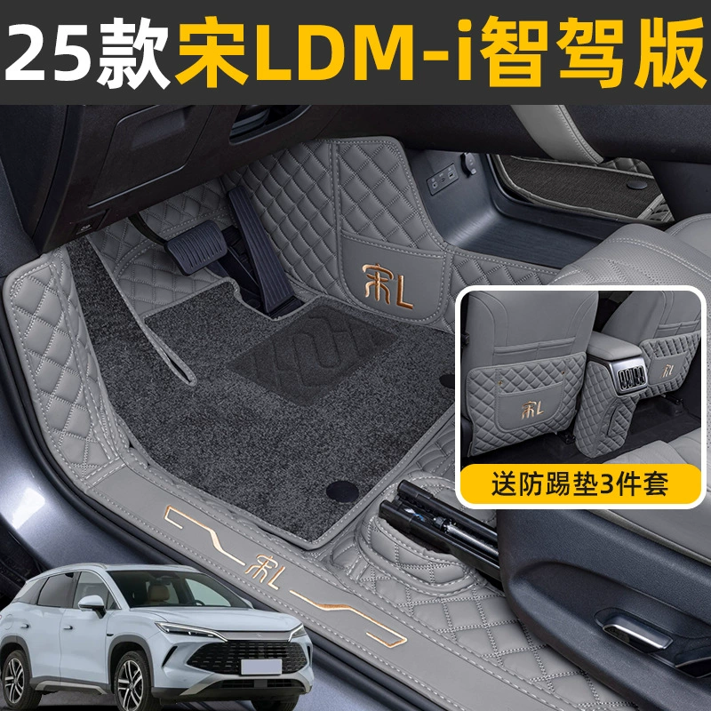 Коврики для BYD Song L, специальные комплектующие и аксессуары для окантовки, декоративная отделка салона для EV Song L, 25 моделей