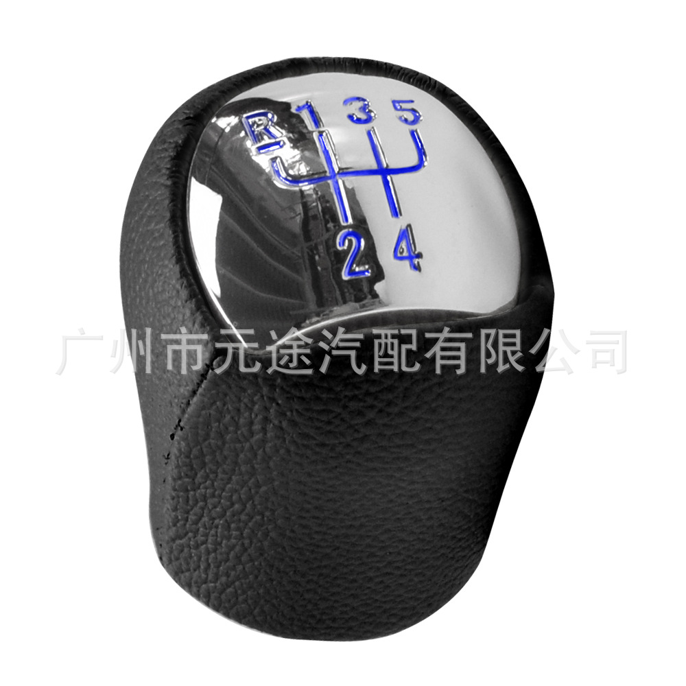 Suitable for Renault scenery Clio Megan/Laguna Dacia shift knob handball wrapped leather double slit gear head