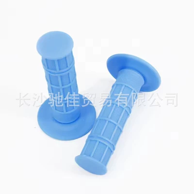 Motorcycle Handle Cover: hand grip glue accessories grip - sky-blue