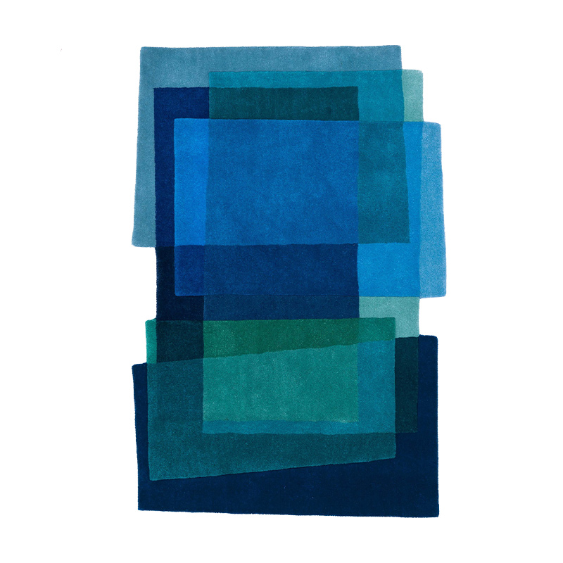 Modern creative design genuine carpet for living room