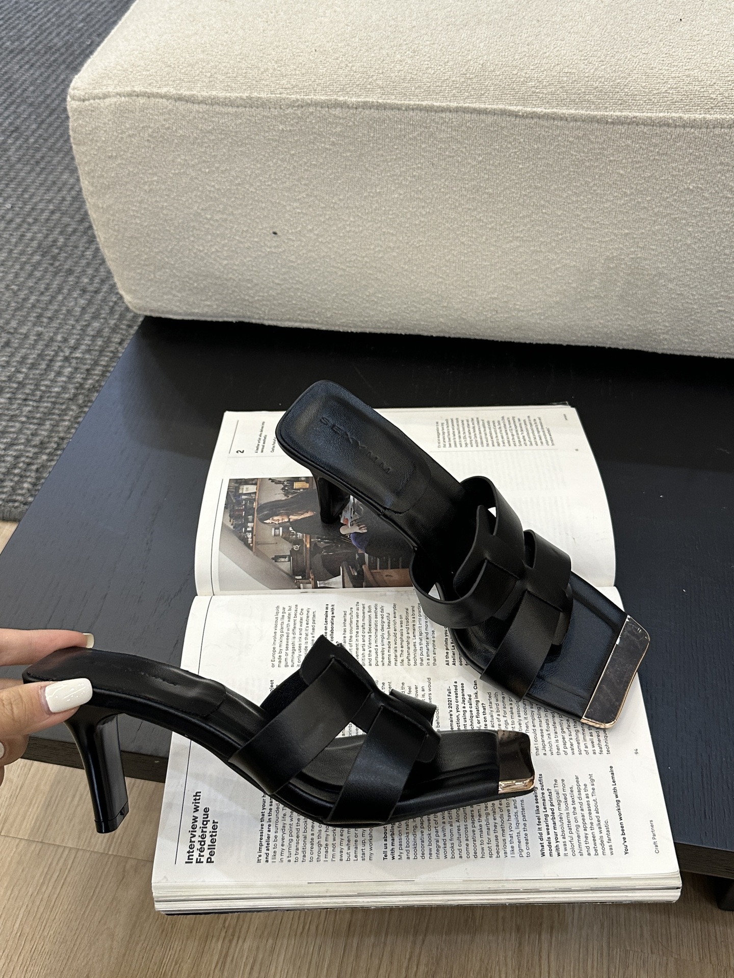Women's Braided High Heel Sandals With Buckle For Summer Style_voghion.com