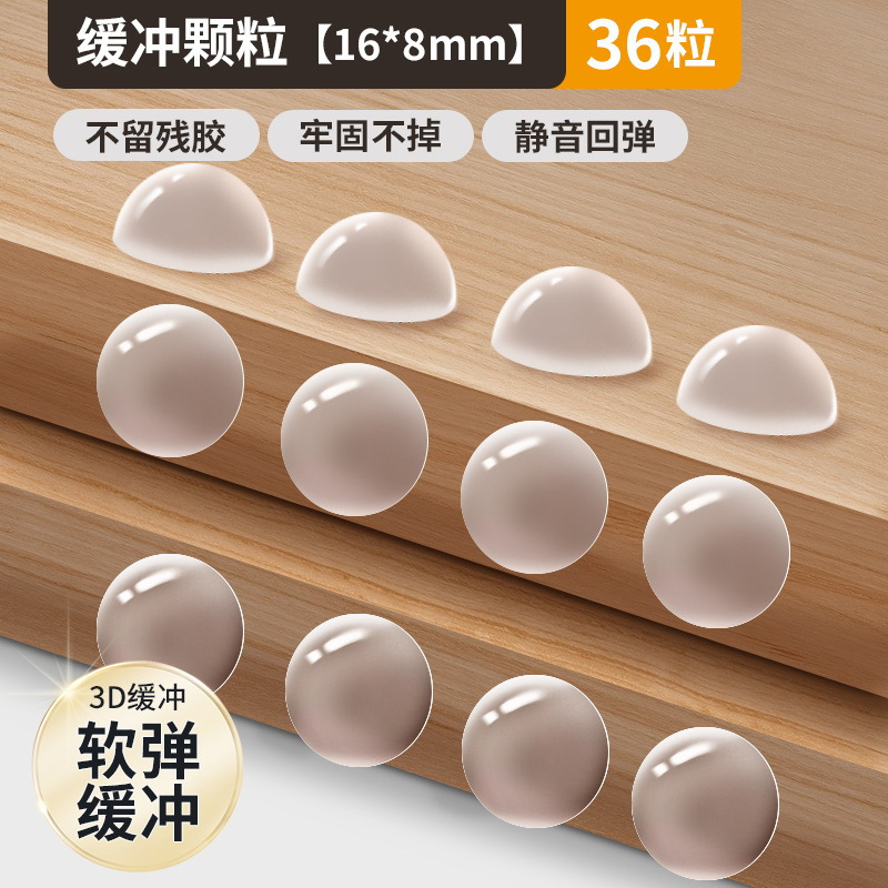 透明硅胶防撞贴门把手防撞条防滑防磕碰硅胶垫加厚静音家具防撞粒|undefined