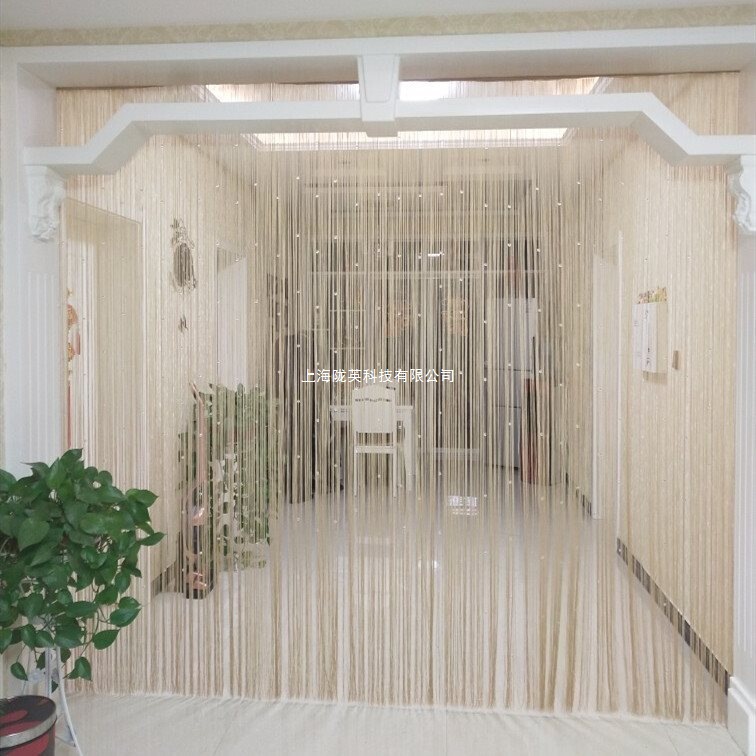 Line Curtain Door Curtain Partition Crystal Bead Curtain Decoration Living Room Partition Curtain Entrance Curtain Hanging Curtain Bedroom Screen Tassel Curtain