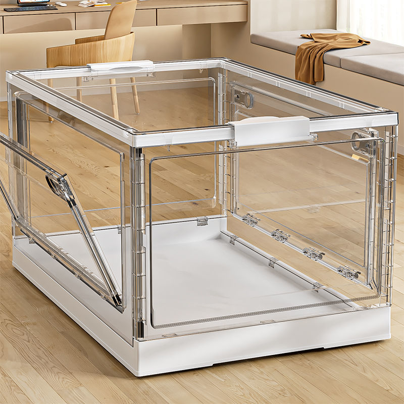 Folding Storage Cabinet Box Household Storage Cabinet Multi-Layer Clothing Storage Box Kitchen Study Book Storage Rack