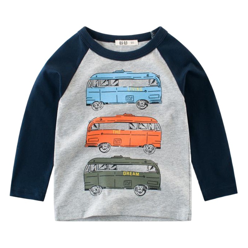 27KIDS Ropa Infantil, Nuevos Productos de Primavera 2025, Ropa Infantil al por Mayor, Camisetas de Manga Larga Estilo Coreano para Niños, Camisetas Interiores para Bebés