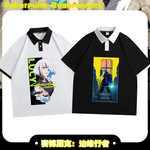 赛博朋克Cyberpunk2077边缘行者游戏周边棉T恤男女衣服夏装短袖新