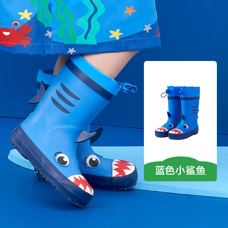 Botas de lluvia para niños y niñas, zapatos de agua antideslizantes, botas de lluvia para bebés, botas de agua, zapatos de goma para niños pequeños.