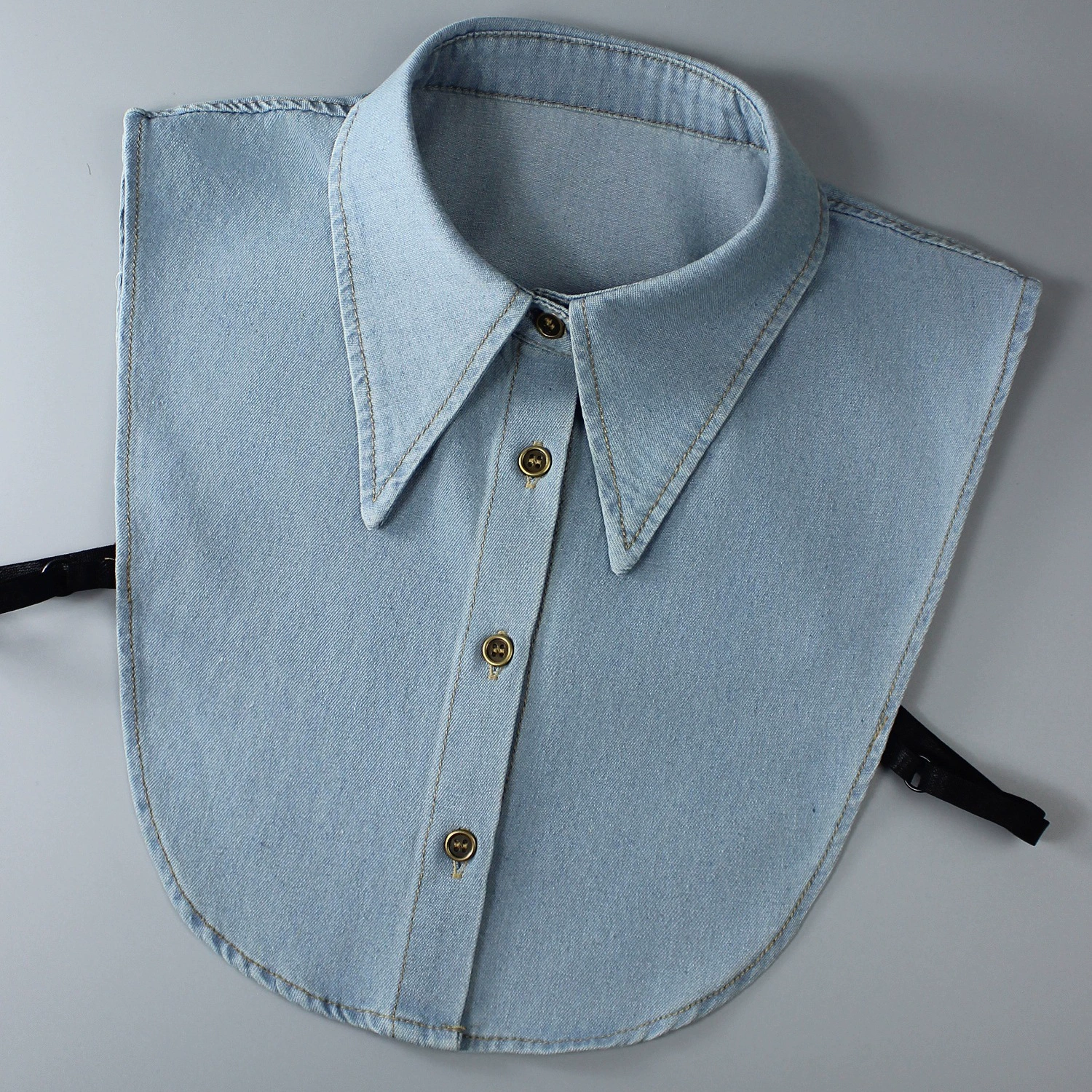 Ковбойский большой заостренный воротник, искусственный воротник для женщин, универсальный искусственный воротник, повседневная замена, многофункциональный искусственный воротник с одеждой-свитером