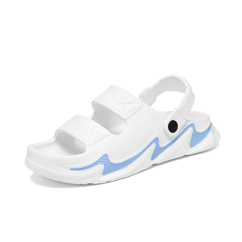 Nuevas sandalias de primavera y verano al aire libre, zapatillas de hombre transpirables de doble uso, suela gruesa, deportes y ocio, zapatos de playa antideslizantes, ropa exterior para hombres