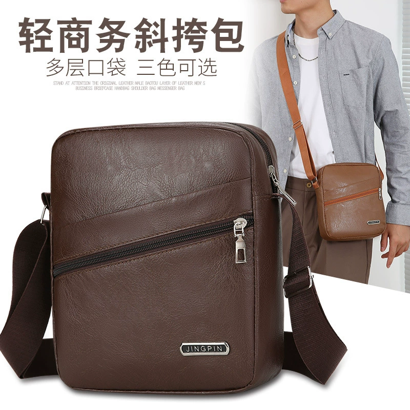 (Кросс-бордерная торговля), полимерный одно- bag, мужской рюкзак, сумка через плечо для отдыха, натуральная кожа, оптовая