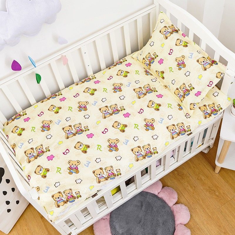 婴儿床褥子加厚新生儿被褥棉花垫被幼儿园棉垫宝宝纯棉床垫小褥子|ru