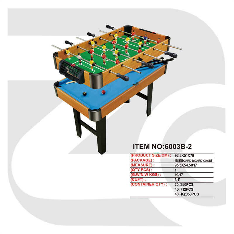 Cross-border 3 - en - 1 4 - en - 1 mesas de billar plegables multifuncionales, fútbol, hockey sobre hielo, mesa de tenis de mesa