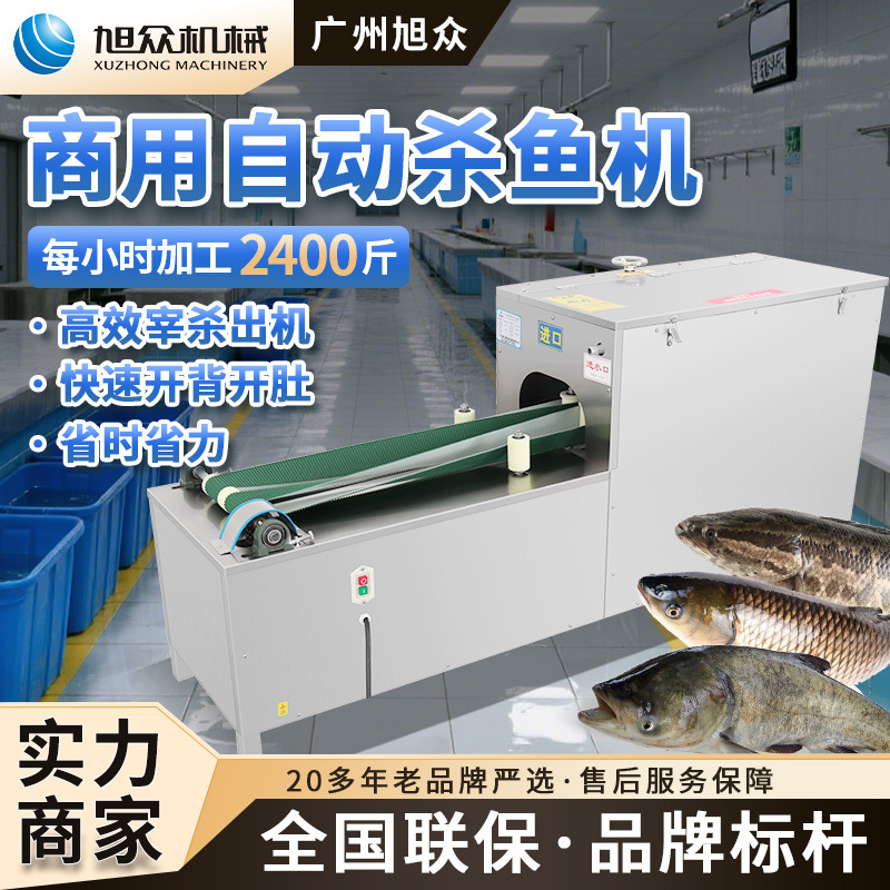 Máquina automática comercial para matar peces, máquina de corte de peces, máquina de corte de pescado especial para el mercado mayorista de pescado, carpa, grasa y pescado
