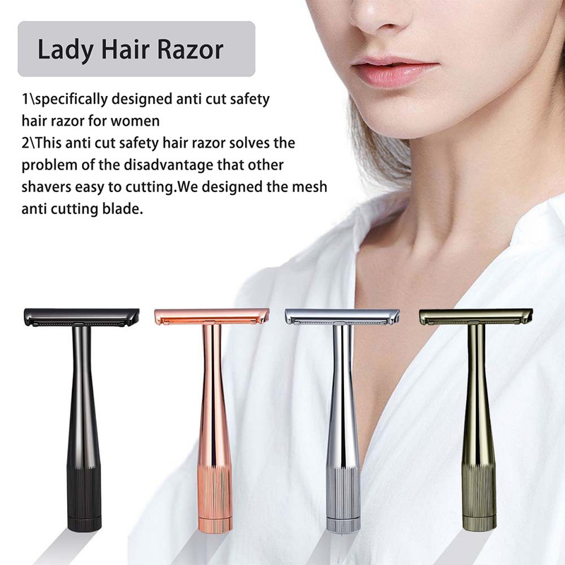 Amazon Women's High-End Razor Universal Feather Anti-Scratch Blade Eyebrow Trimmer Manual Razor Shaving Razor